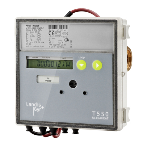 Landis & Gyr ULTRAHEAT T550 installation instructions