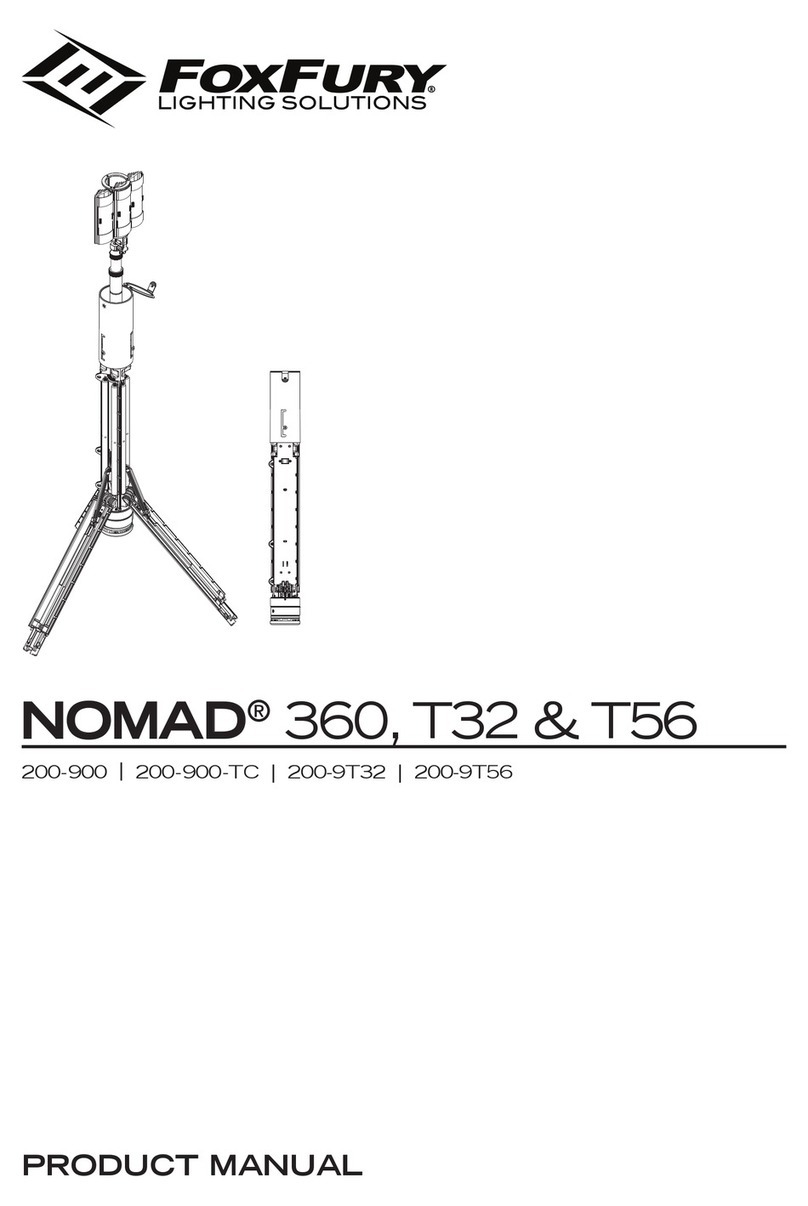 Foxfury Lighting Solutions NOMAD 360 product manual