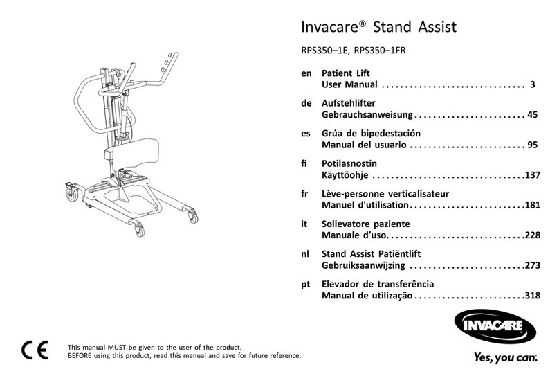 Invacare RPS350-1E user manual