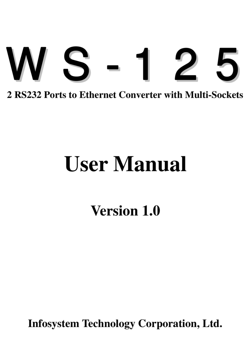 Infosystem Technology Corporation WS-125 user manual Infosystem Technology Corporation WS-125 user manual