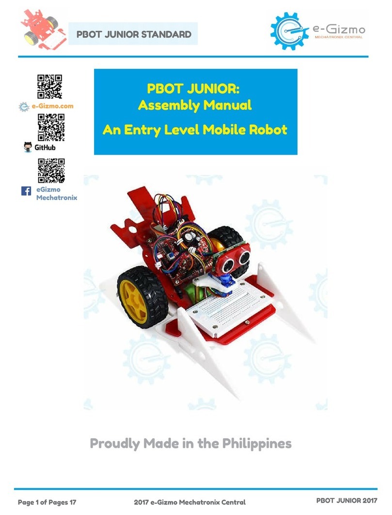 e-Gizmo PBOT JUNIOR 2017 User manual