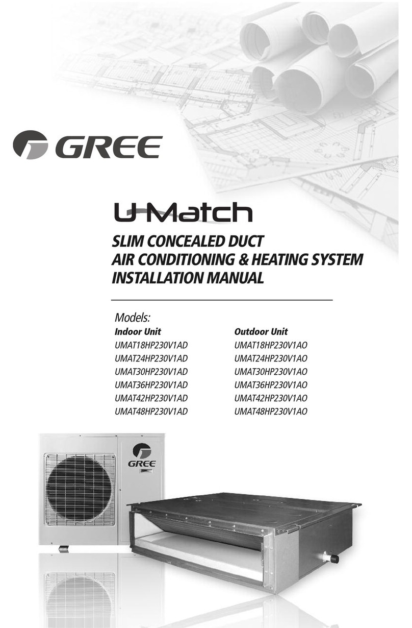 Gree U match UMAT18HP230V1AD User manual