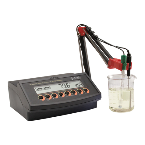 Hanna Instruments HI 2222 instruction manual