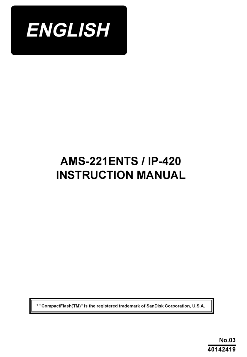 JUKI AMS-221ENTS Manual