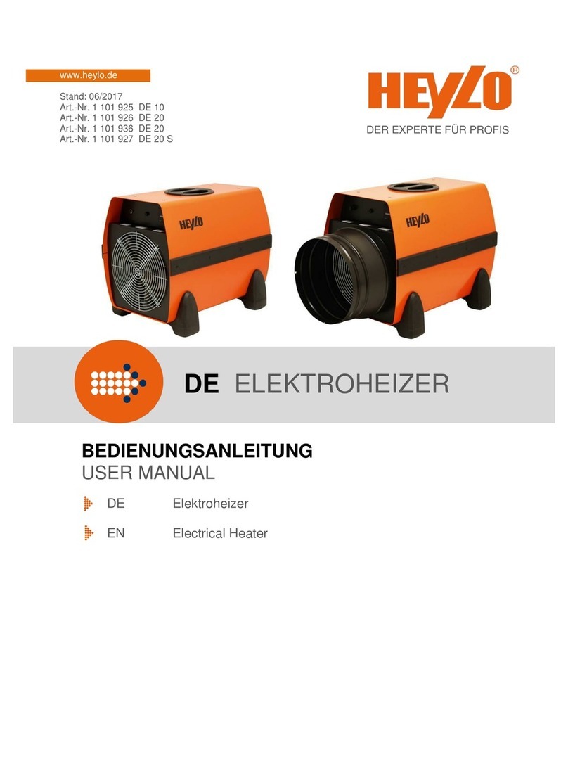 Heylo DE 10 user manual