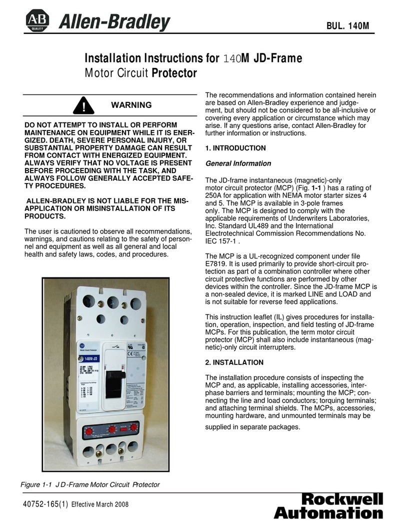 Allen-Bradley 140M User manual