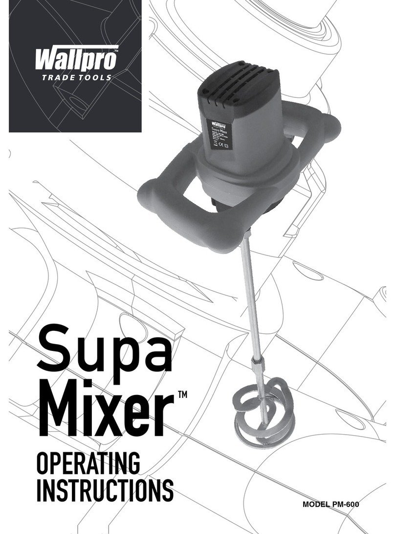 Wallpro Supa Mixer PM-600 User manual
