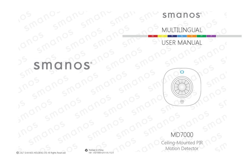 Smanos MD7000 User manual
