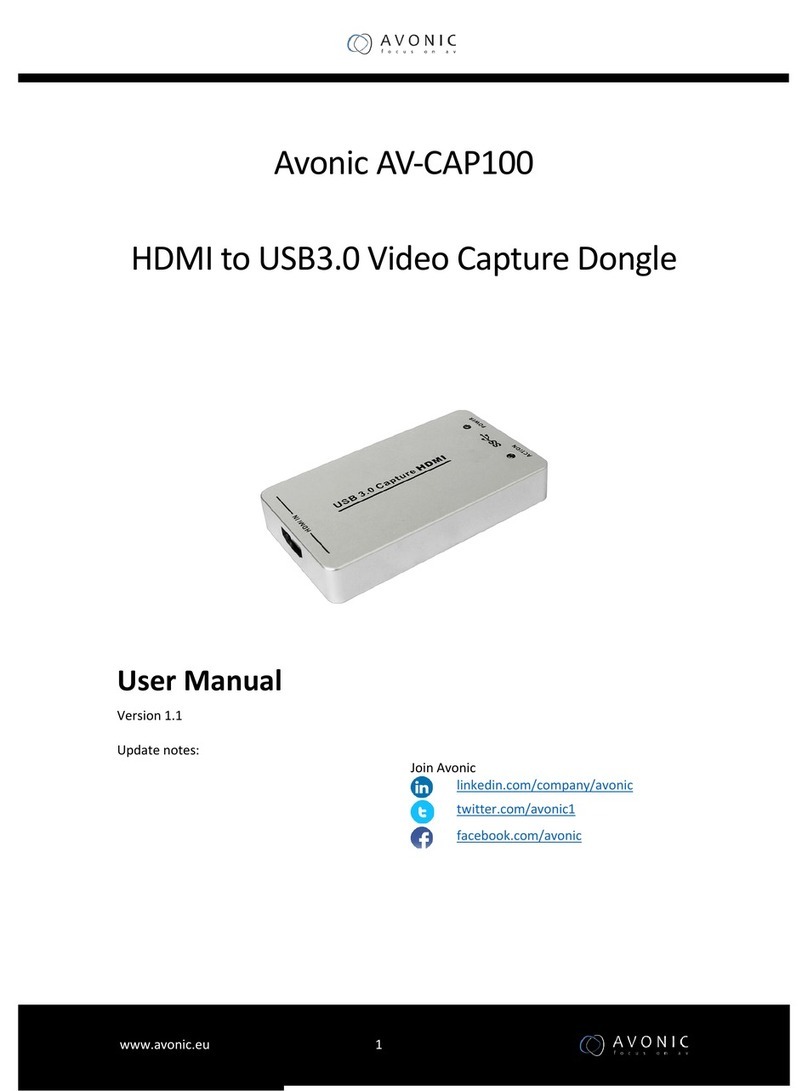 Avonic AV-CAP100 user manual