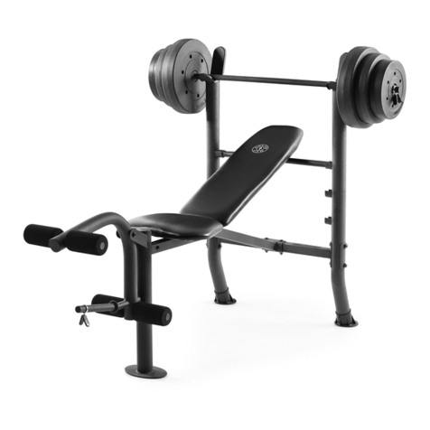 Gold's Gym XR 8.1 User manual
