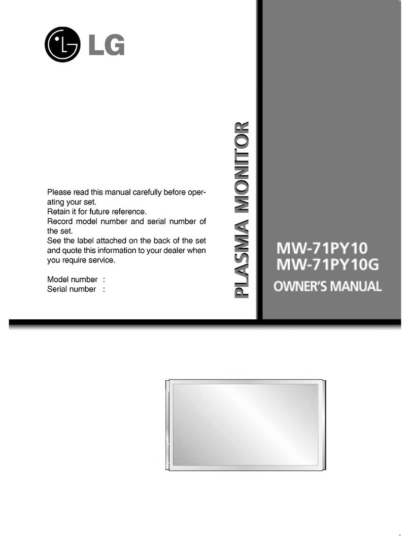 LG MW 71PY10 User manual