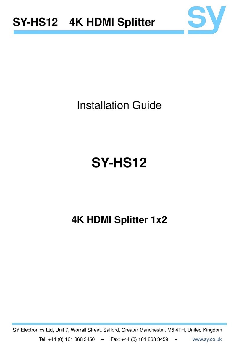 SY SY-HS12 installation guide
