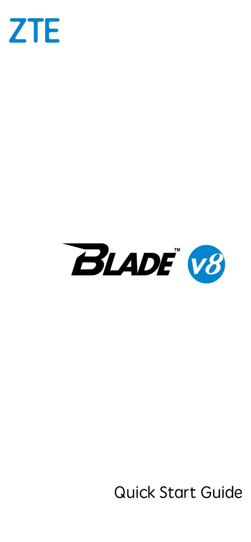 Zte Blade V8 LIite User manual