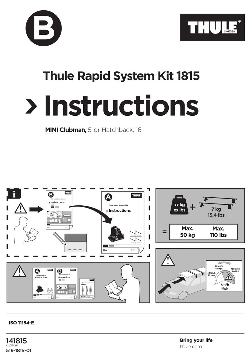 Thule 1815 User manual