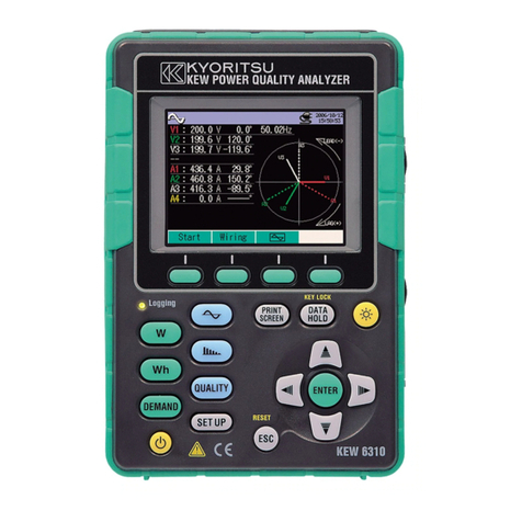KYORITSU KEW 6310 User manual KYORITSU KEW 6310 User manual