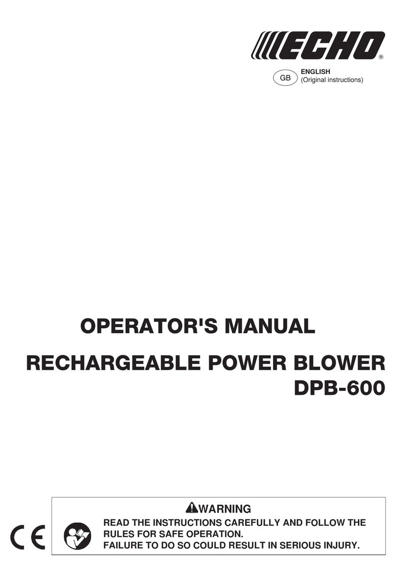 Echo DPB-600 User manual Echo DPB-600 User manual
