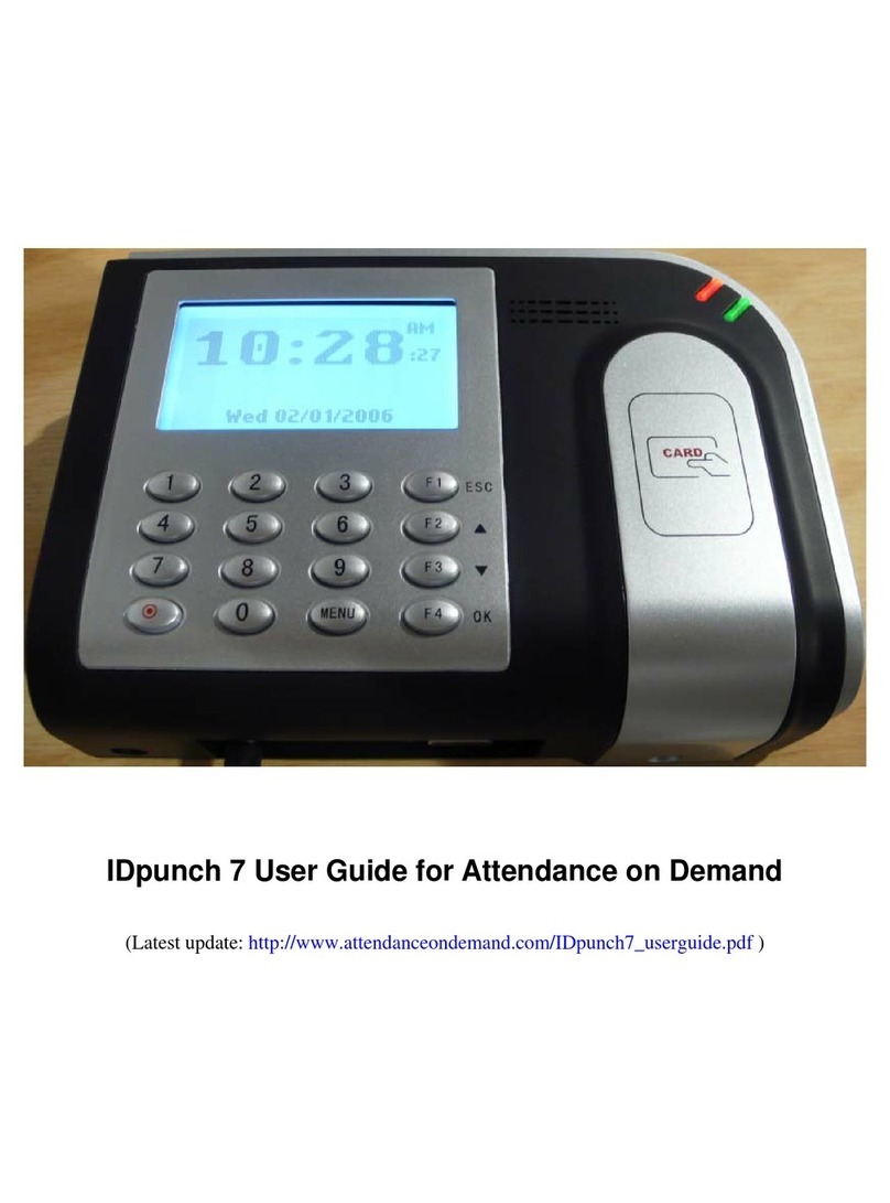 Attendance on Demand IDpunch 7 user guide