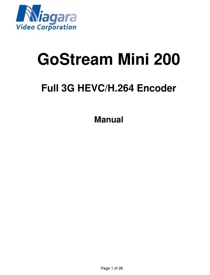 Niagara GoStream Mini 200 manual