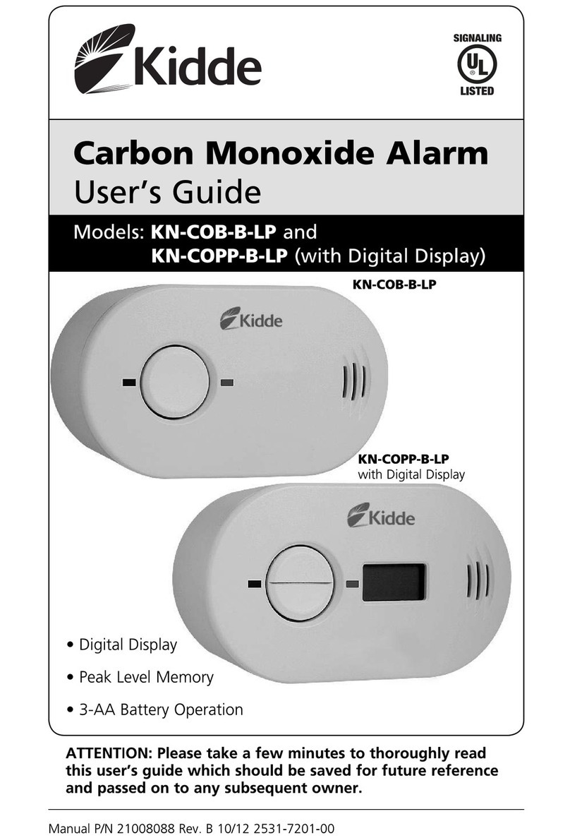Kidde KN-COB-B-LP User manual