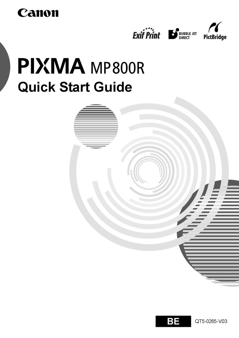 Canon Pixma MP800R User manual