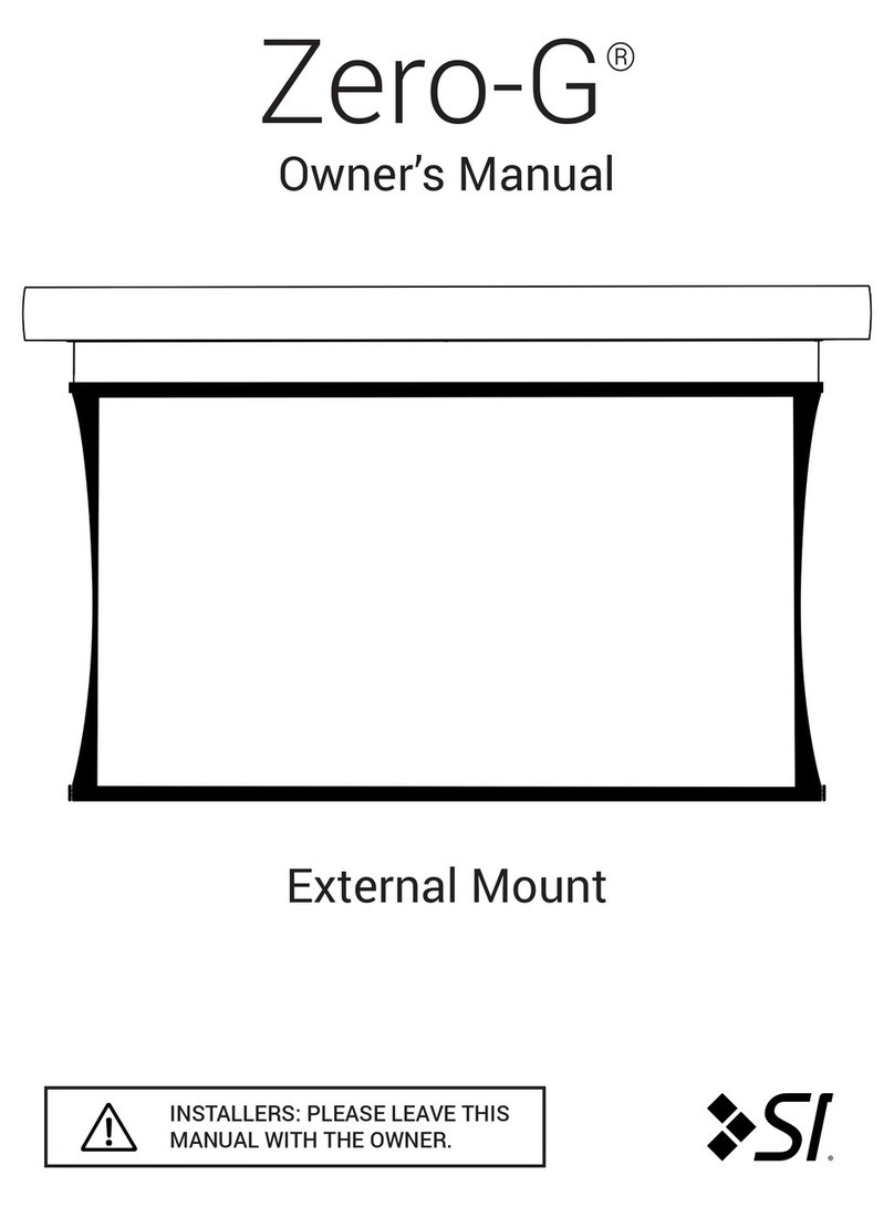 Screen Innovations Zero-G owner's manual