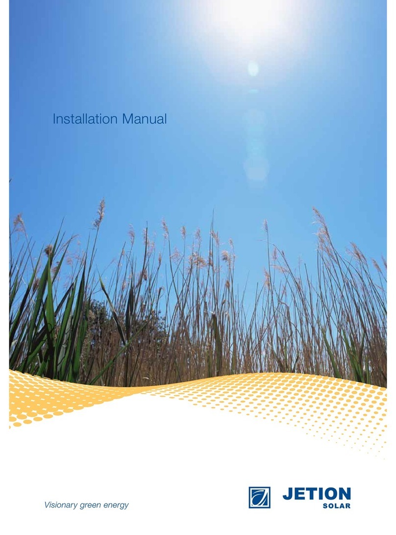 Jetion solar JTxxxSFb series installation manual Jetion solar JTxxxSFb series installation manual