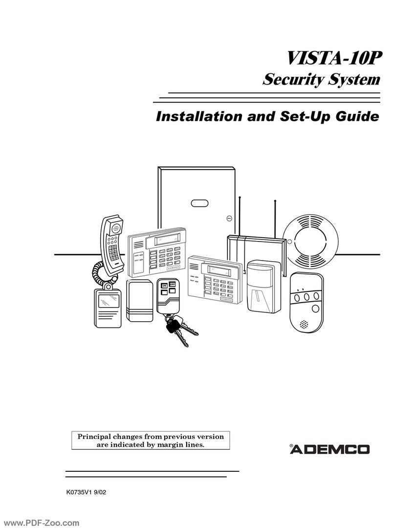 ADEMCO Vista-10P Assembly instructions