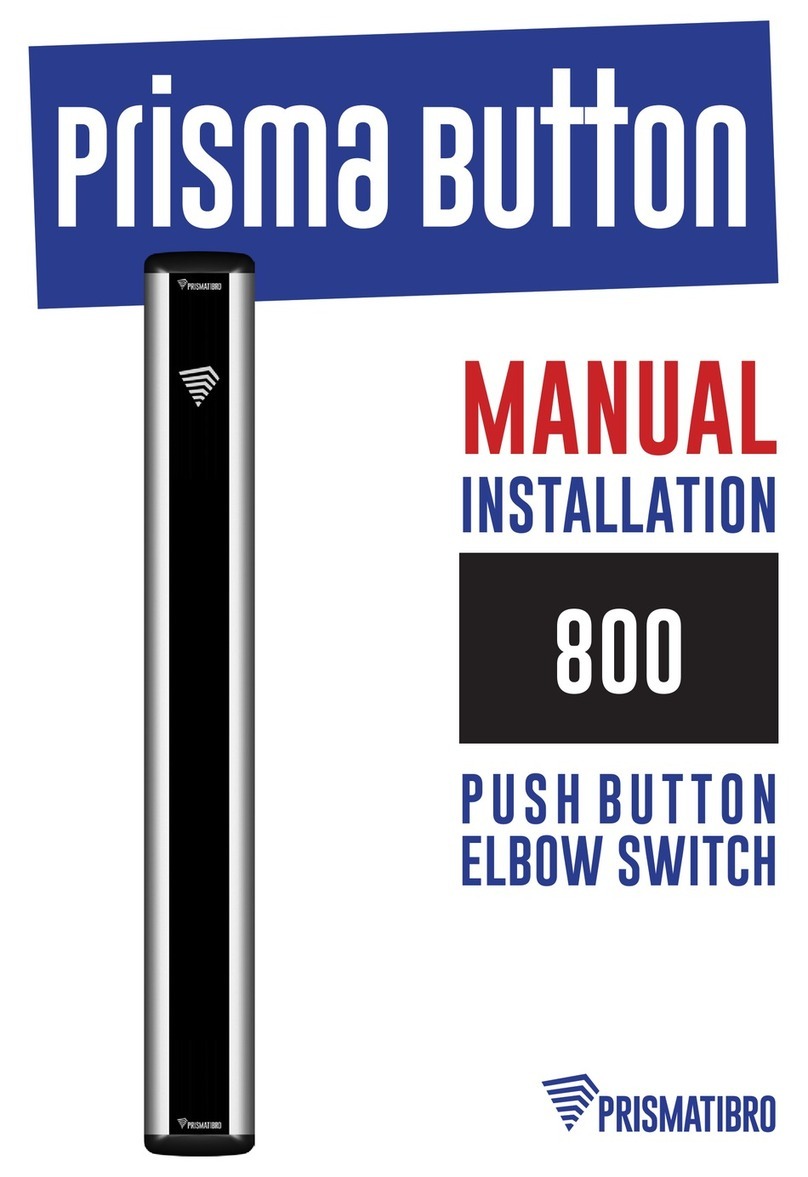Prismatibro Prisma Button 800 installation manual