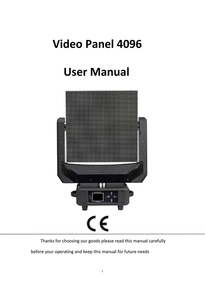 Taurus Light Glamor Video Panel 4096 user manual Taurus Light Glamor Video Panel 4096 user manual