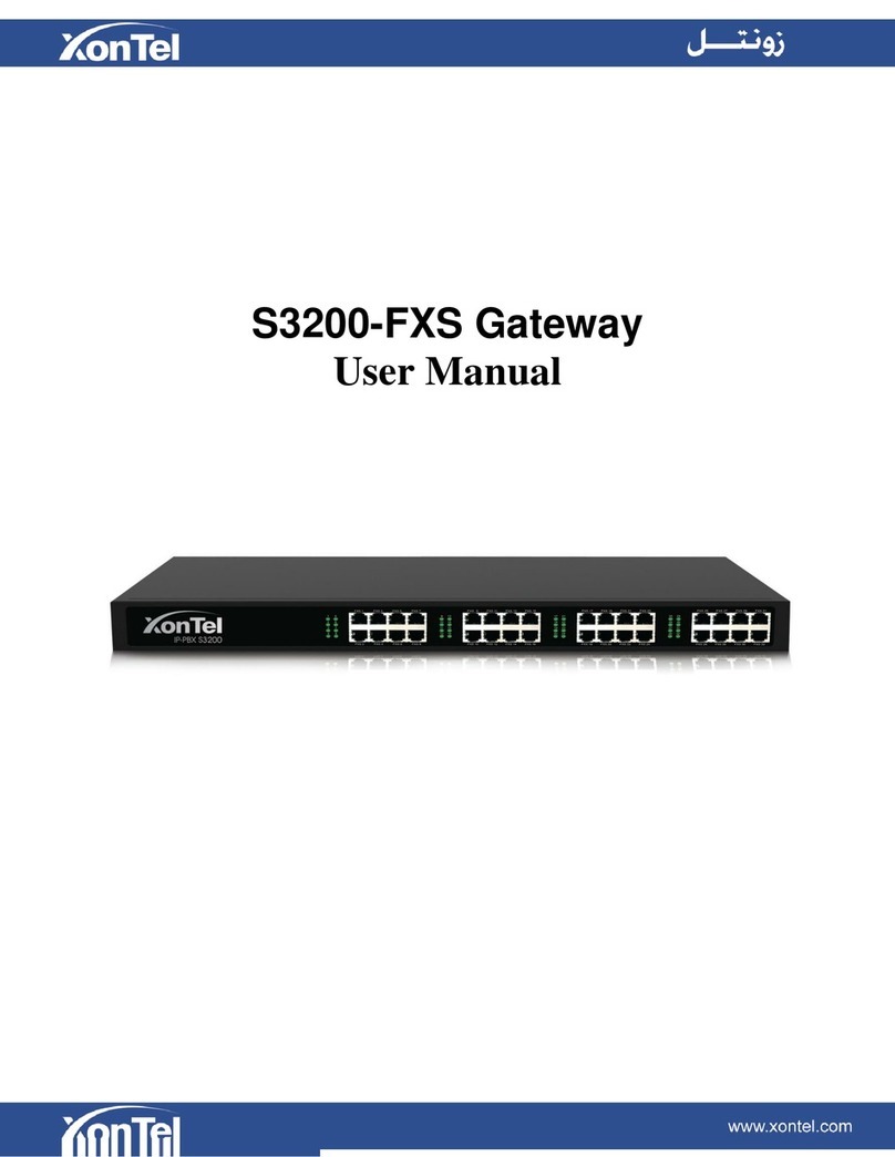 XONTEL S3200-FXS user manual