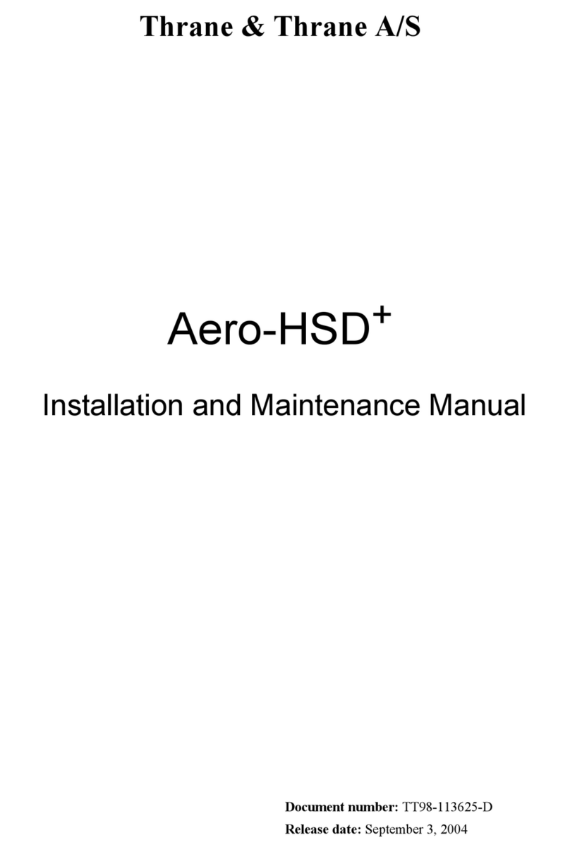 Thrane&Thrane Aero-HSD+ Installation and maintenance manual