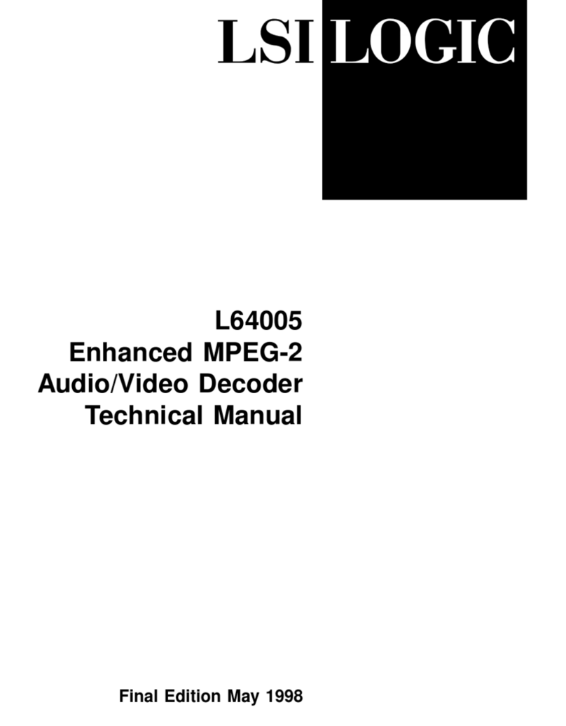 LSI L64005 Technical manual