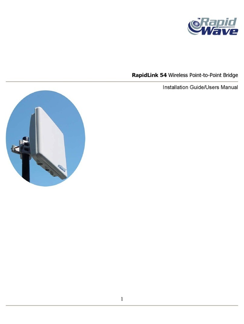 RapidWave RL54-BR-22 Installation guide and user's manual