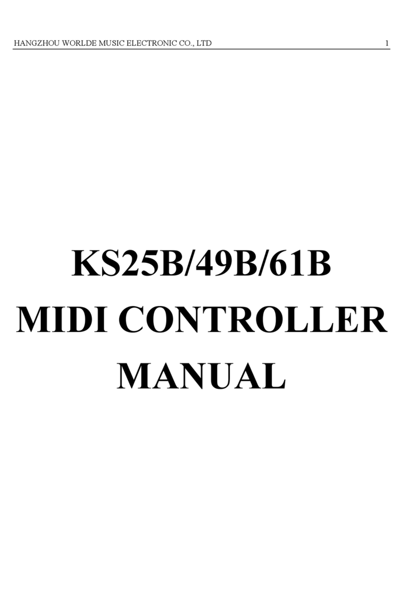 Worlde KS25B manual