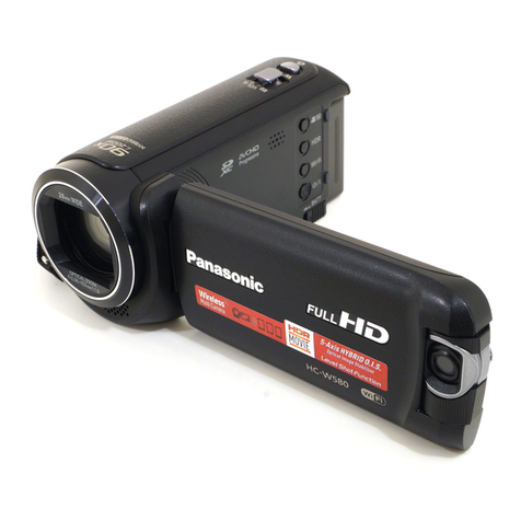 Panasonic HC-W580 Installation and service instructions