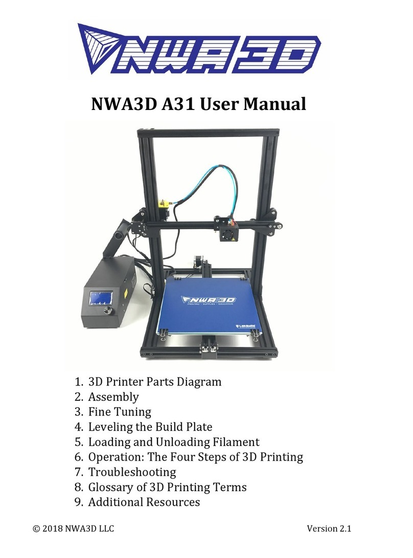 NWA3D Afinibot A31 User manual