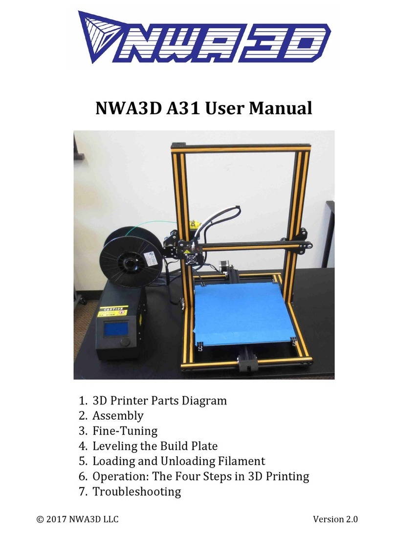NWA3D Afinibot A31 User manual