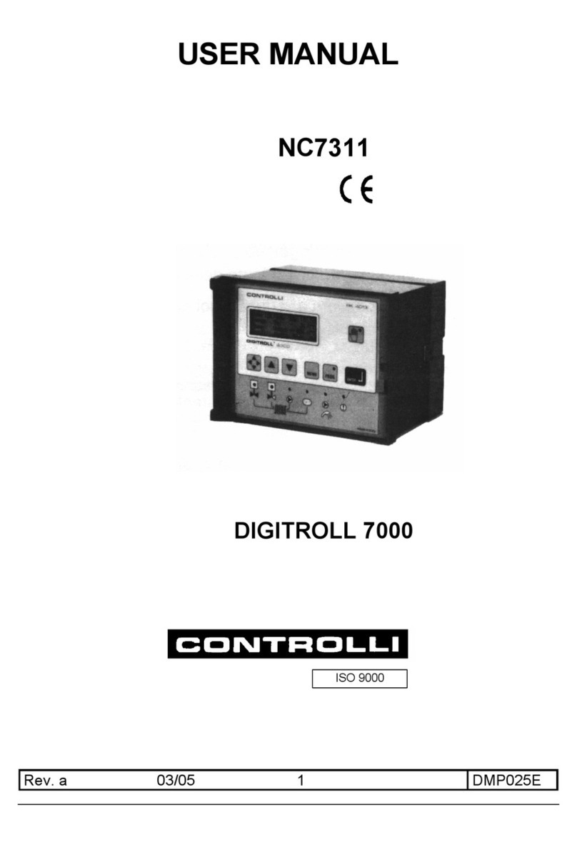 Controlli NC7311 user manual Controlli NC7311 user manual