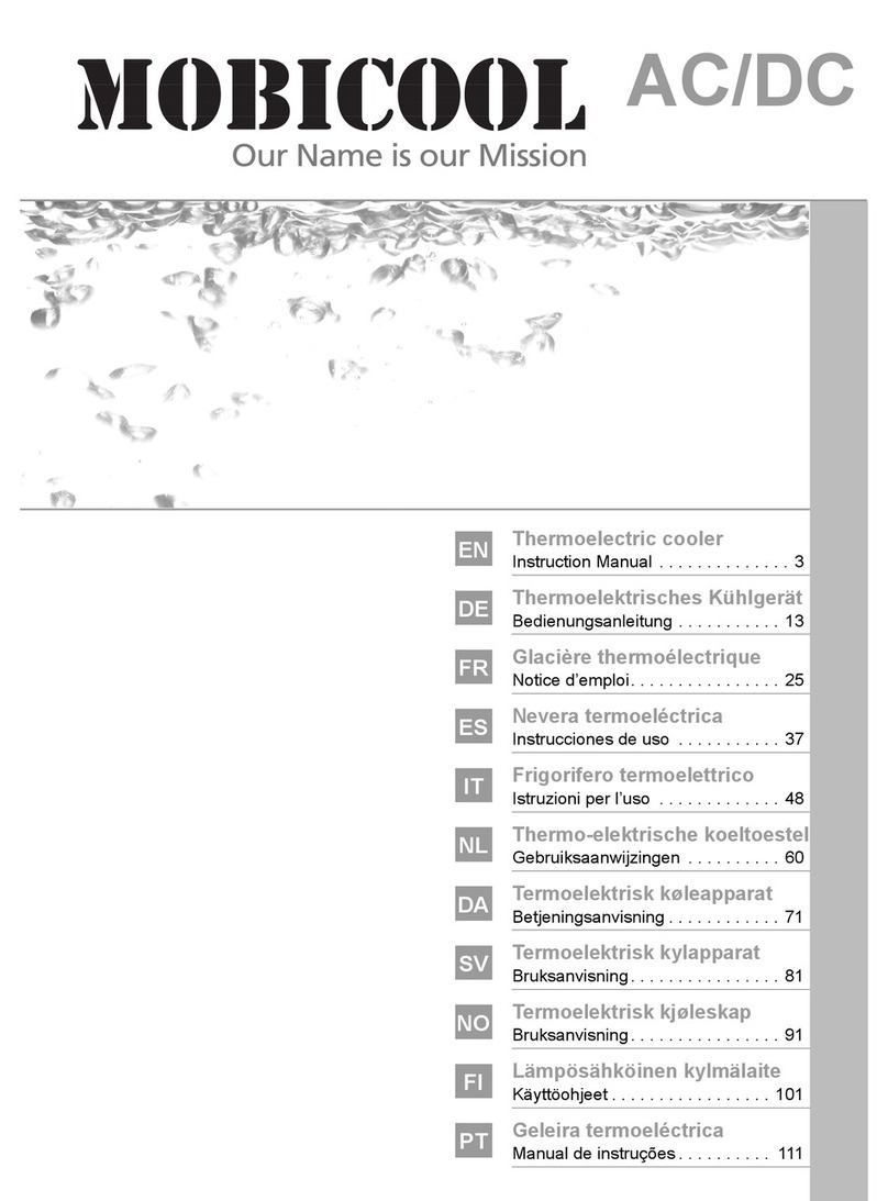 Mobicool TC25 AC/DC User manual
