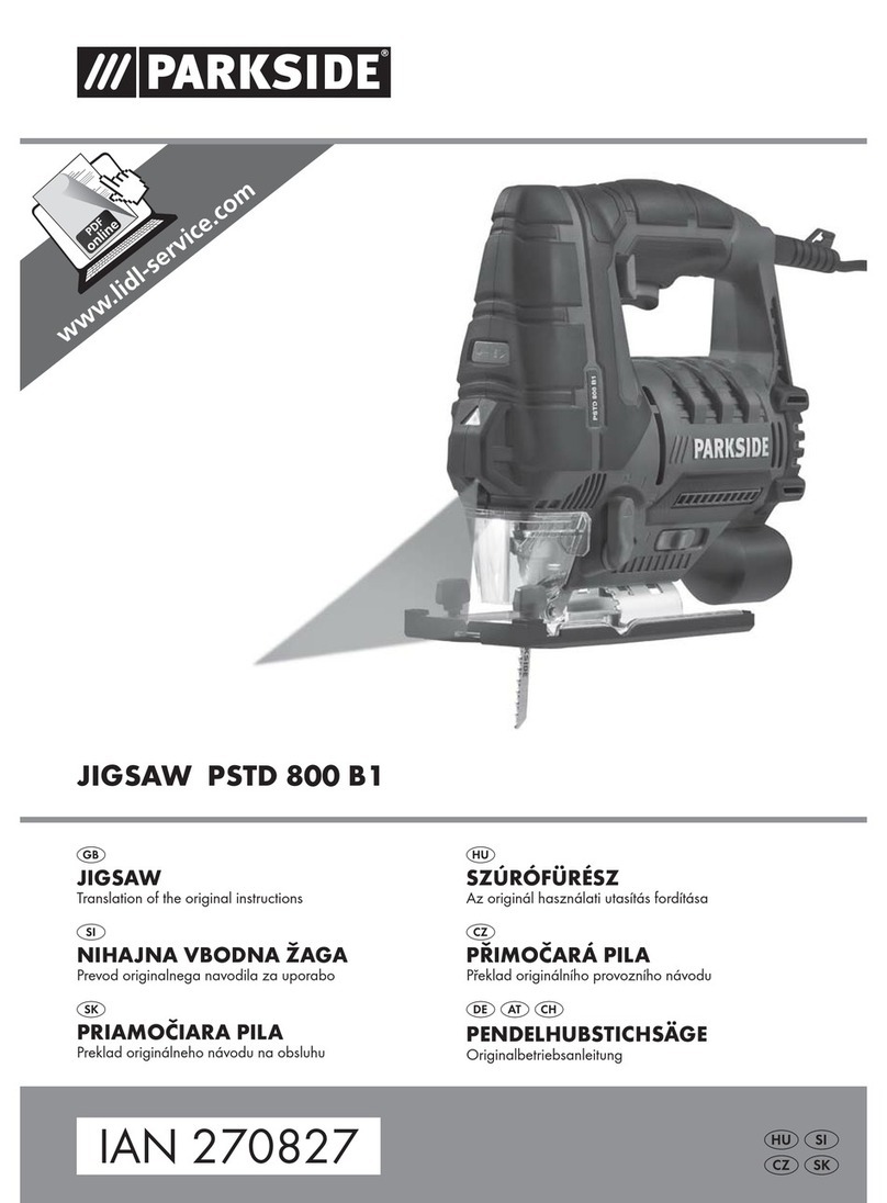 Parkside PSTD 800 B1 Original instructions
