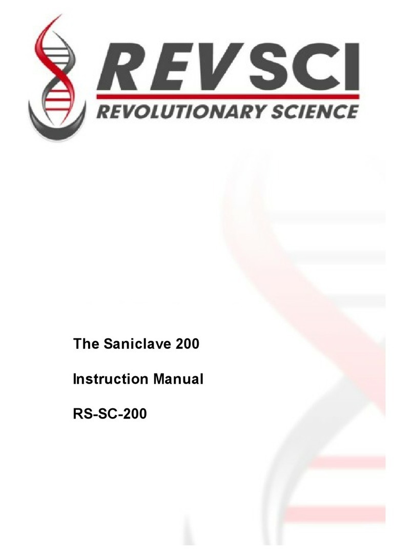 Revolutionary Science Saniclave 200 instruction manual