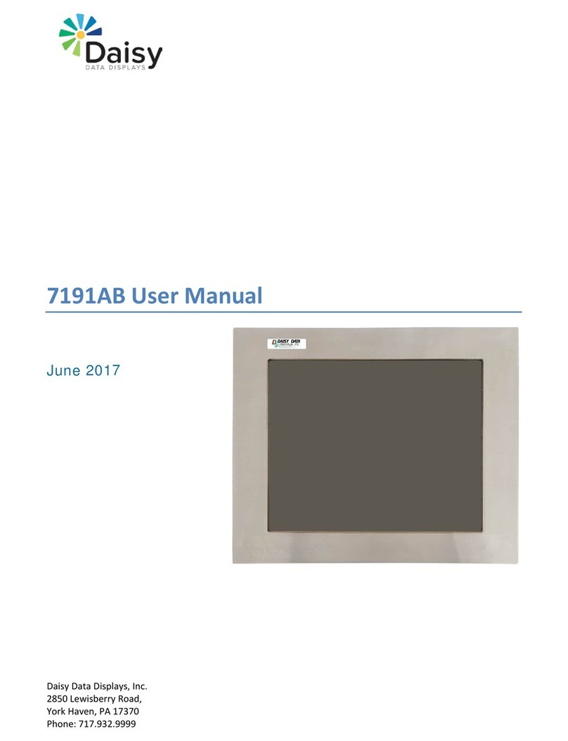 Daisy Data 7191AB User manual
