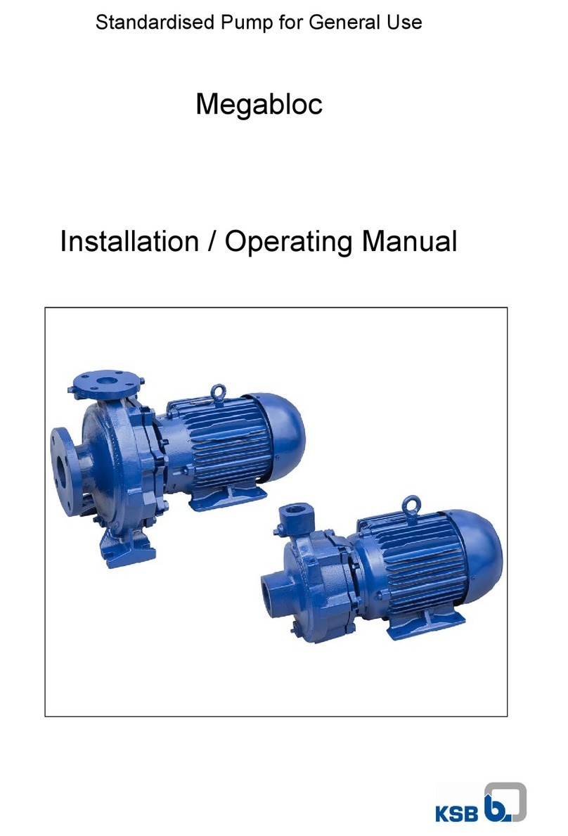 KSB Megabloc Installation instructions KSB Megabloc Installation instructions