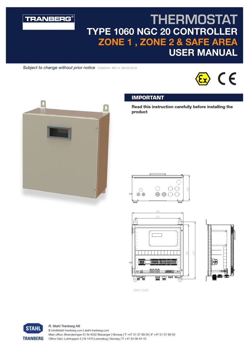 Stahl Tranberg TEF 1058 user manual