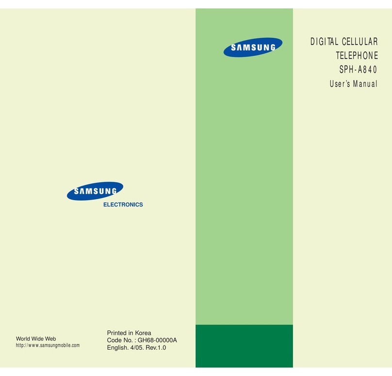 Samsung SPH-A840 Series User manual