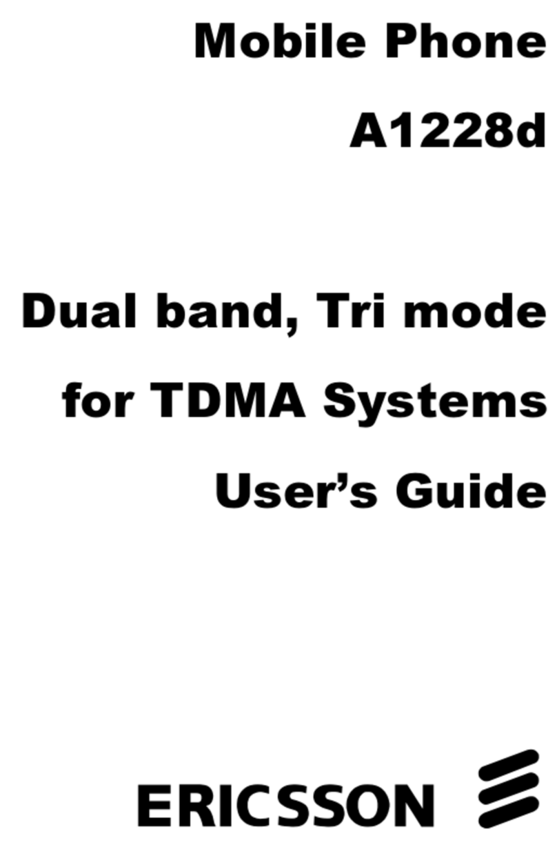 Ericsson A1228d User manual
