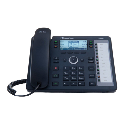 AudioCodes 420HD Use and care manual