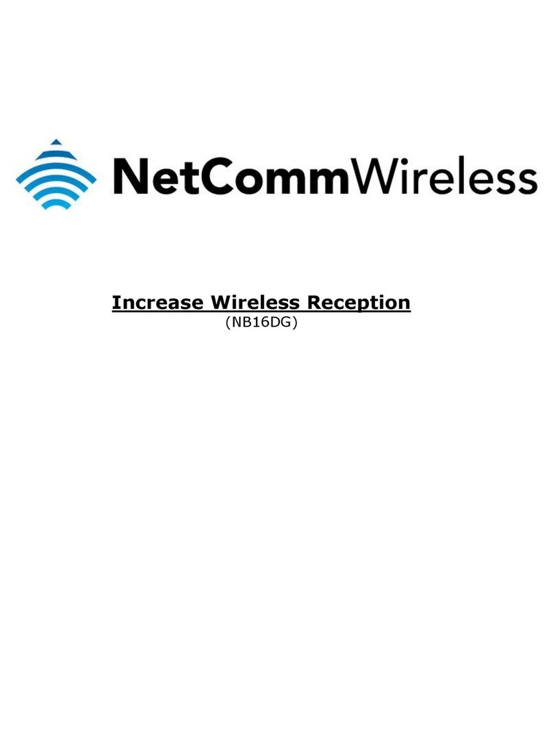 NetComm Wireless NB16DG Administration manual