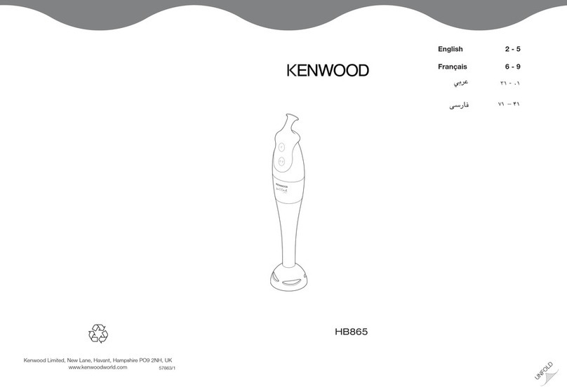 Kenwood HB865 User manual