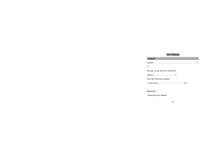 Utel H31 User manual